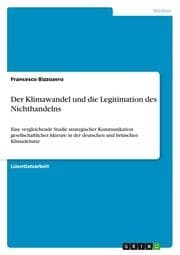 Cover von Der Klimawandel und die Legitimation des Nichthandelns