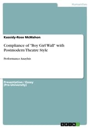Cover von Compliance of 'Boy Girl Wall' with Postmodern Theatre Style