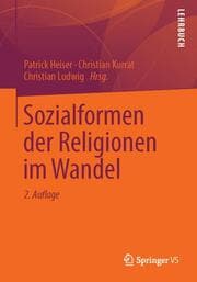 Cover von Sozialformen der Religionen im Wandel