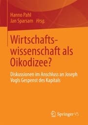 Cover von Wirtschaftswissenschaft als Oikodizee?