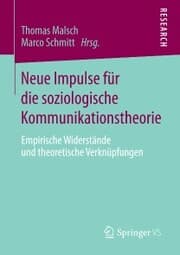 Cover von Neue Impulse für die soziologische Kommunikationstheorie
