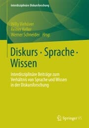 Cover von Diskurs - Sprache - Wissen