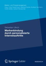 Cover von Markenbindung durch personalisierte Internetauftritte