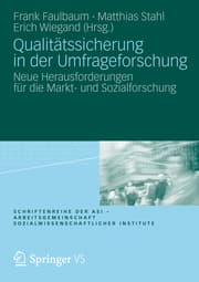 Cover von Qualitätssicherung in der Umfrageforschung