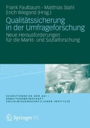 Cover von Qualitätssicherung in der Umfrageforschung
