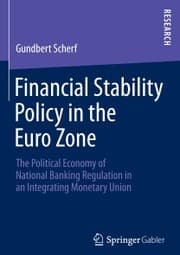 Cover von Financial Stability Policy in the Euro Zone