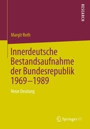 Cover von Innerdeutsche Bestandsaufnahme der Bundesrepublik 1969-1989