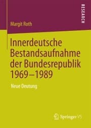 Cover von Innerdeutsche Bestandsaufnahme der Bundesrepublik 1969-1989