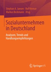 Cover von Sozialunternehmen in Deutschland