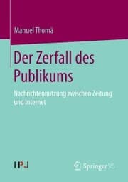 Cover von Der Zerfall des Publikums