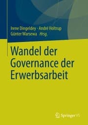 Cover von Wandel der Governance der Erwerbsarbeit