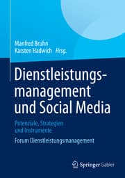 Cover von Dienstleistungsmanagement und Social Media