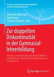 Cover von Zur doppelten Diskontinuität in der Gymnasiallehrerbildung
