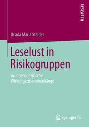 Cover von Leselust in Risikogruppen