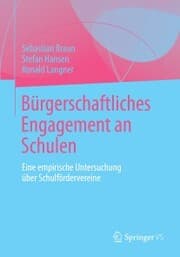 Cover von Bürgerschaftliches Engagement an Schulen