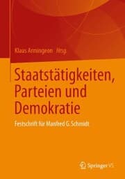 Cover von Staatstätigkeiten, Parteien und Demokratie