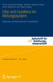 Cover von Elite und Exzellenz im Bildungssystem