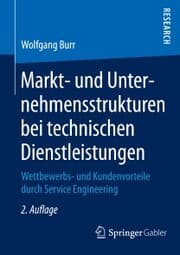 Cover von Markt- und Unternehmensstrukturen bei technischen Dienstleistungen