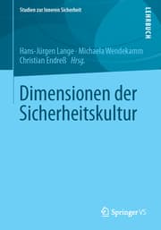 Cover von Dimensionen der Sicherheitskultur