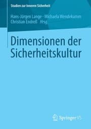 Cover von Dimensionen der Sicherheitskultur