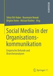 Cover von Social Media in der Organisationskommunikation