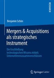 Cover von Mergers & Acquisitions als strategisches Instrument