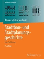 Cover von Stadtbau- und Stadtplanungsgeschichte