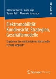 Cover von Elektromobilität: Kundensicht, Strategien, Geschäftsmodelle