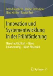 Cover von Innovation und Systementwicklung in der Frühförderung