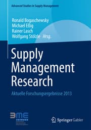 Cover von Supply Management Research