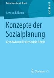 Cover von Konzepte der Sozialplanung