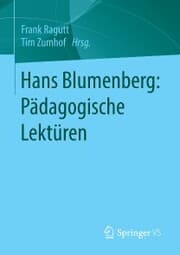 Cover von Hans Blumenberg: Pädagogische Lektüren