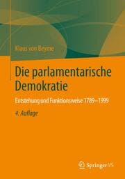 Cover von Die parlamentarische Demokratie