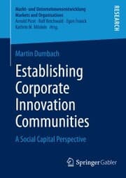 Cover von Establishing Corporate Innovation Communities