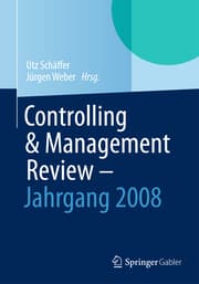 Cover von Controlling & Management Review - Jahrgang 2008