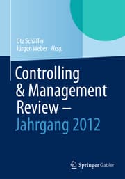 Cover von Controlling & Management Review - Jahrgang 2012