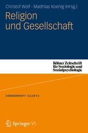 Cover von Religion und Gesellschaft