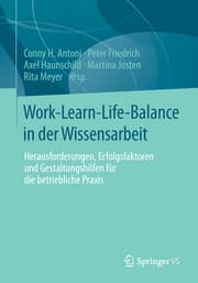 Cover von Work-Learn-Life-Balance in der Wissensarbeit