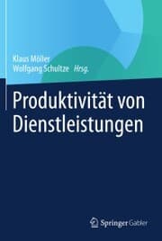 Cover von Produktivität von Dienstleistungen