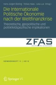 Cover von Die Internationale Politische Ökonomie nach der Weltfinanzkrise
