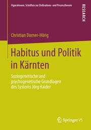 Cover von Habitus und Politik in Kärnten