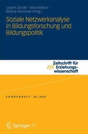 Cover von Soziale Netzwerkanalyse in Bildungsforschung und Bildungspolitik