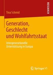 Cover von Generation, Geschlecht und Wohlfahrtsstaat