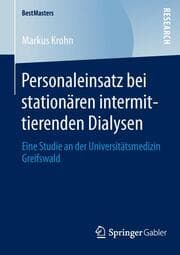 Cover von Personaleinsatz bei stationären intermittierenden Dialysen
