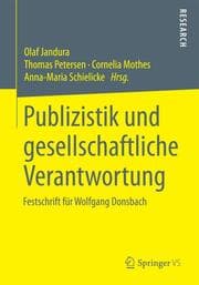 Cover von Publizistik und gesellschaftliche Verantwortung
