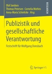 Cover von Publizistik und gesellschaftliche Verantwortung