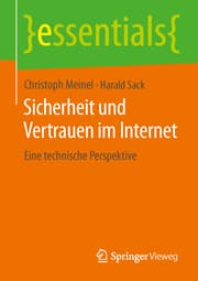 Cover von Sicherheit und Vertrauen im Internet