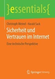 Cover von Sicherheit und Vertrauen im Internet