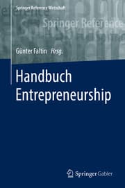 Cover von Handbuch Entrepreneurship