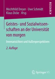 Cover von Geistes- und Sozialwissenschaften an der Universität von morgen